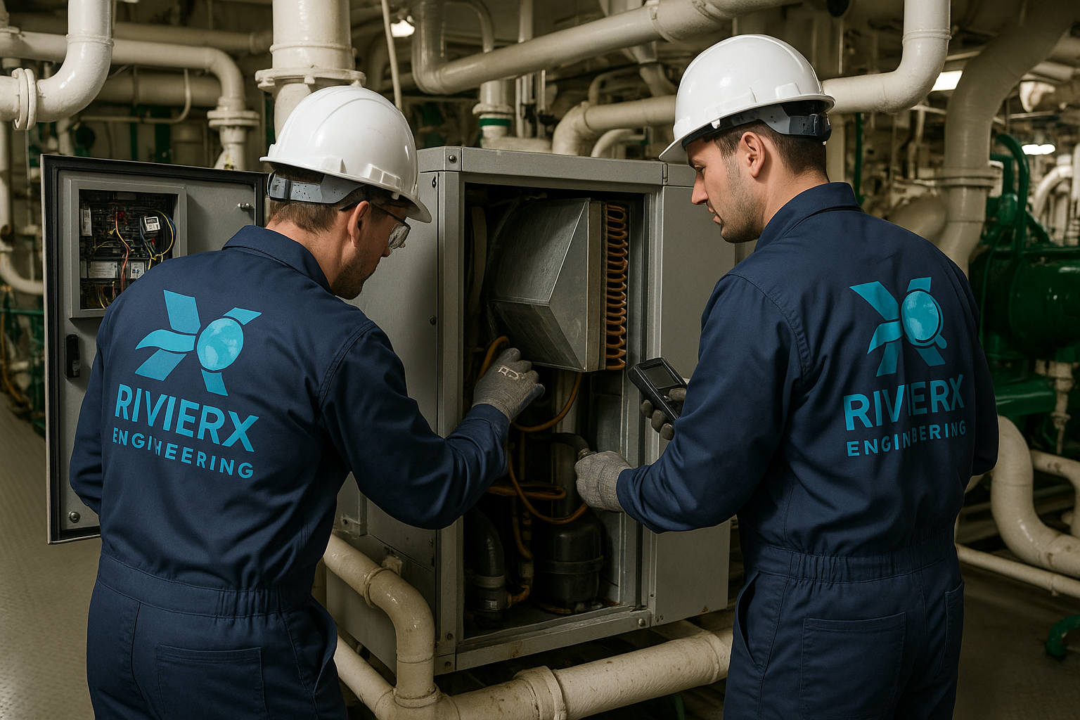 Entretien d'un système HVAC en mer — RivierX Engineering