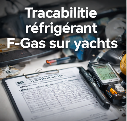 F-Gas sur yachts : traçabilité
