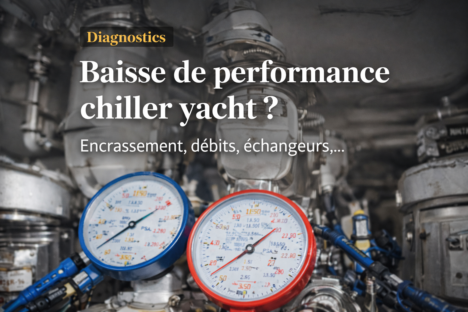 Chiller yacht : baisse de performance