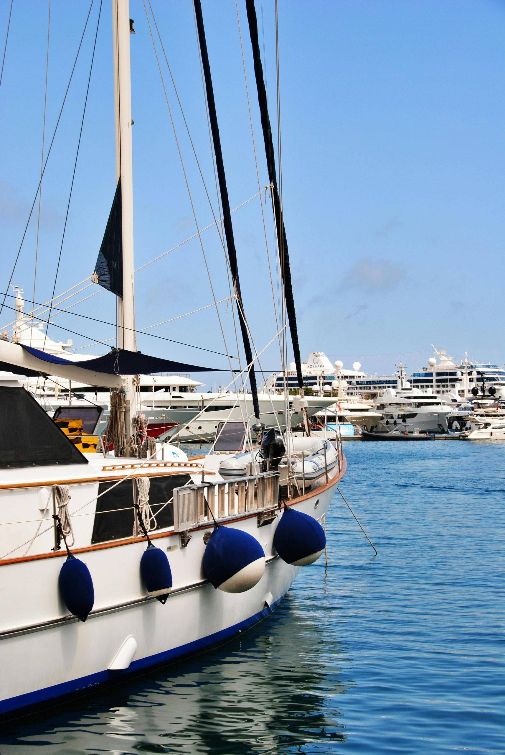 Superyacht in the Mediterranean — RivierX Engineering, marine HVAC audits on the French Riviera