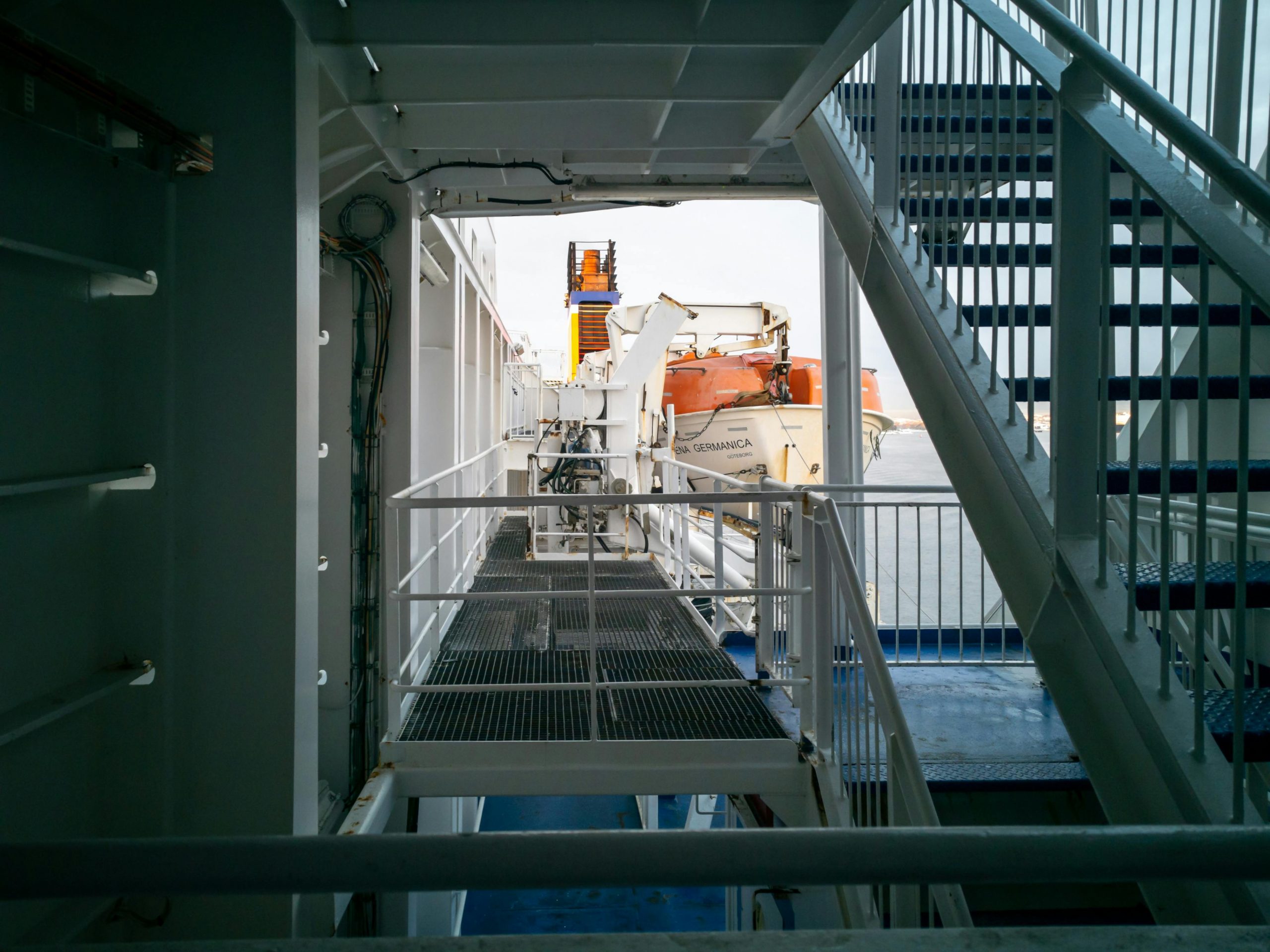Pont et structure d'un ferry